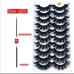 10 Pack of Lashes with free Gifts
